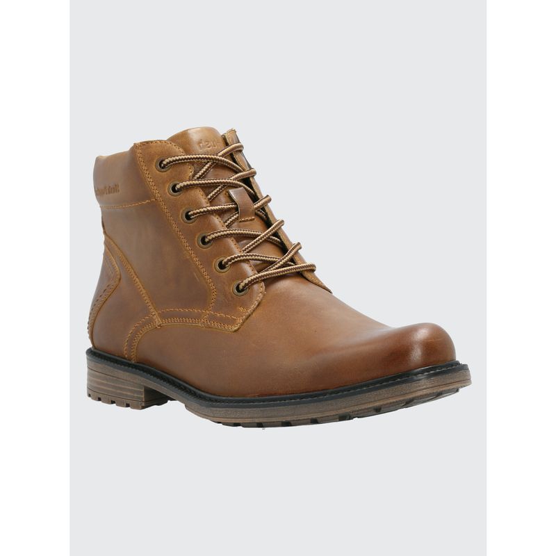 HUSH PUPPIES - Botín Cuero Hombre Quero Café Claro HUSH PUPPIES