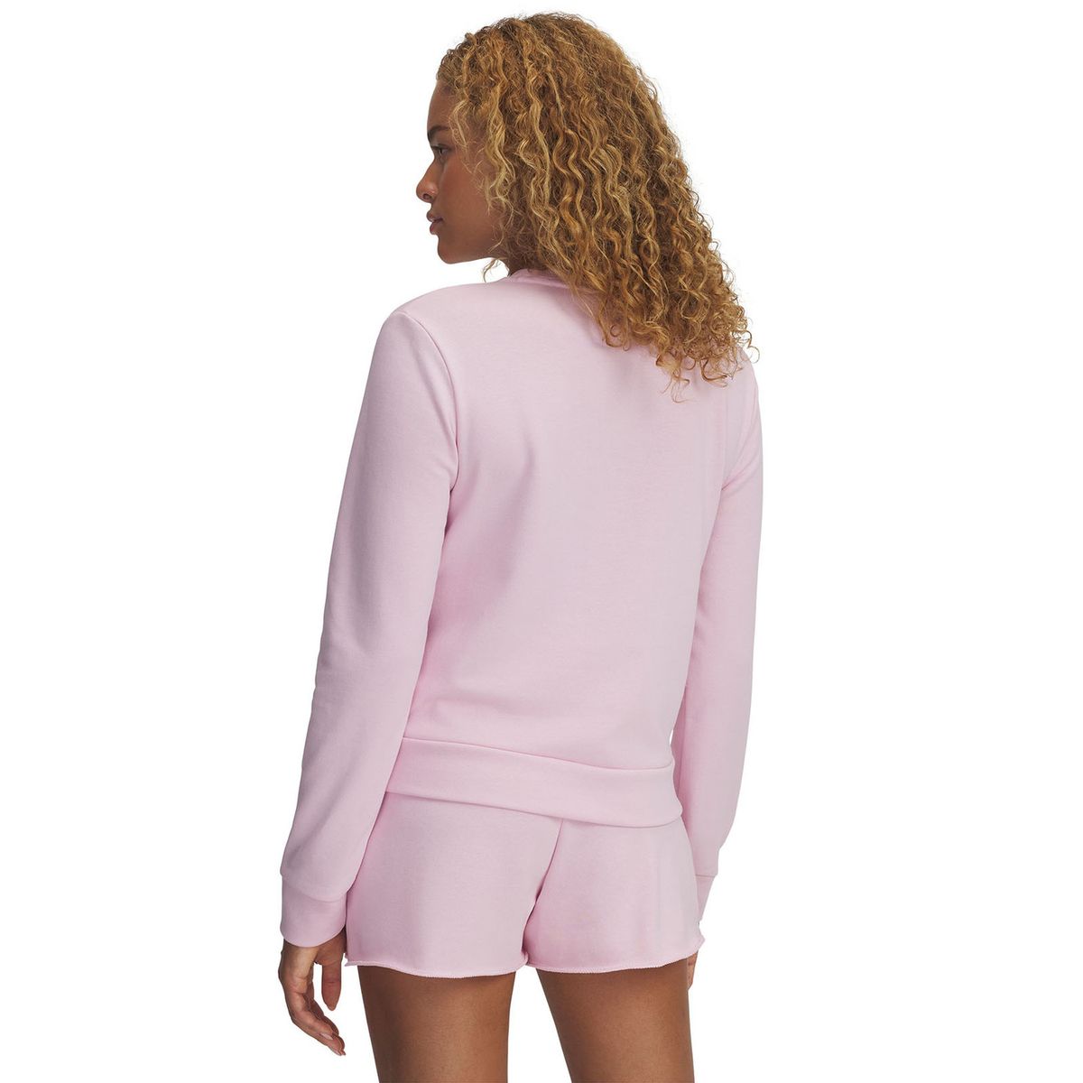 UNDER ARMOUR - Polerón Ua Rival Terry Crew Rosado Para Mujer UNDER ARMOUR