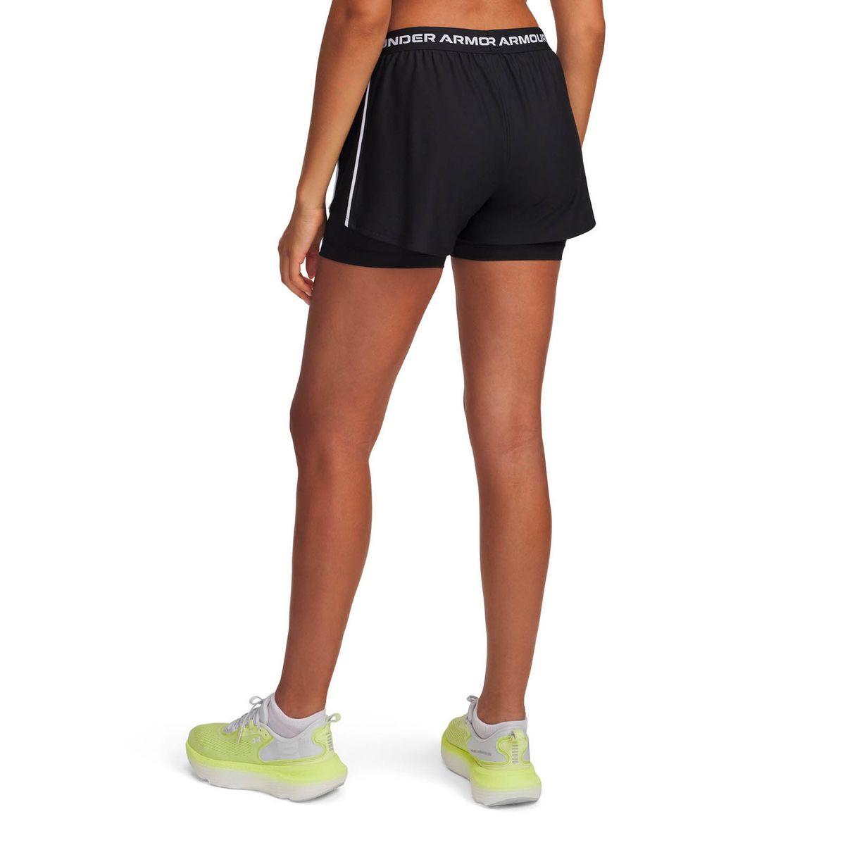 UNDER ARMOUR - Short Training para mujer Tech Play Up 2-in-1 negro UNDER ARMOUR