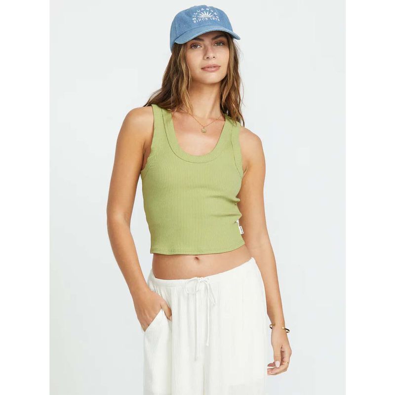 BILLABONG - Polera Mujer Rerun Verde Billabong BILLABONG