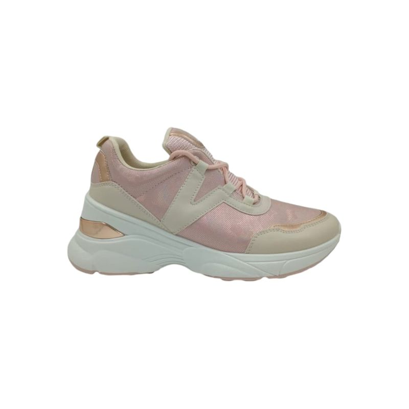 HERIEL - Zapatilla Rosa Plataforma