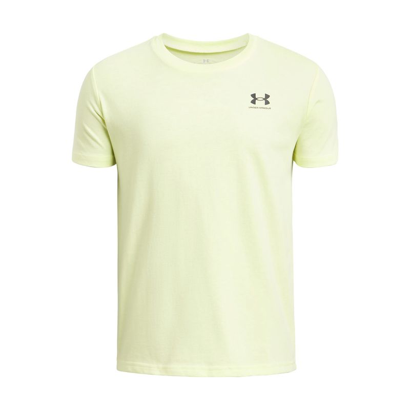 UNDER ARMOUR - Polera Manga Corta Ua Sportstyle Lc Amarillo Para Niño UNDER ARMOUR