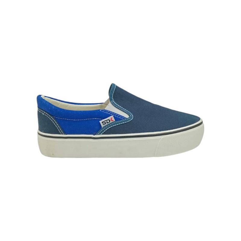 HERIEL - Zapatilla Azul Plataforma Mujer
