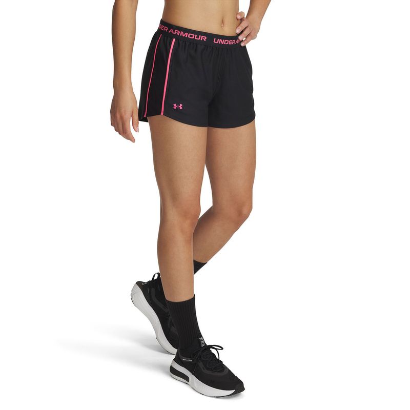 UNDER ARMOUR - Short Ua Tech Play-Up Negro Para Mujer UNDER ARMOUR