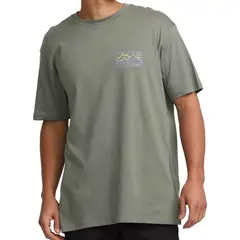 BILLABONG - Polera Manga Corta Hombre Range ADiv Gris