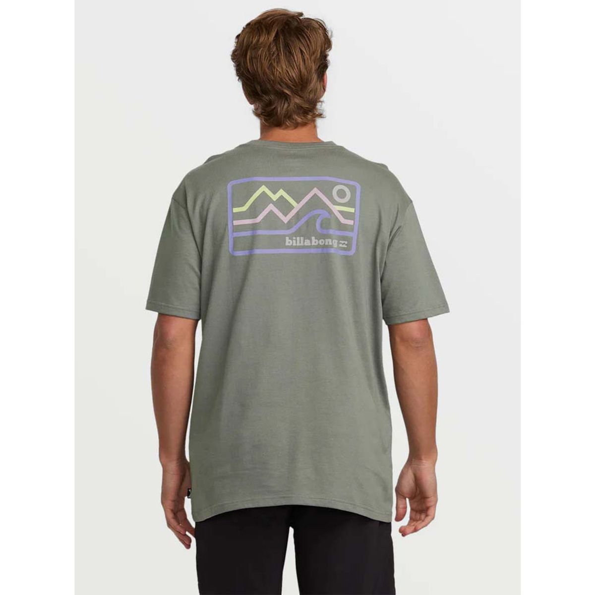 BILLABONG - Polera Manga Corta Hombre Range A/Div Gris Billabong BILLABONG