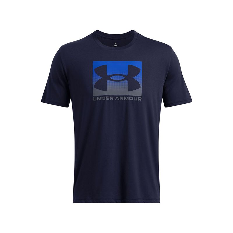 UNDER ARMOUR - Polera Manga Corta Boxed Underarmour Azul Marino Hombre UNDER ARMOUR