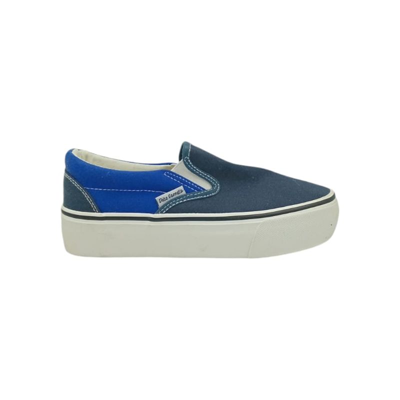 HERIEL - Zapatilla Azul Plataforma Mujer