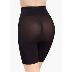GENERICO - Faja pantalón alta , efecto "Push-Up" Glúteos c/negro Talla L