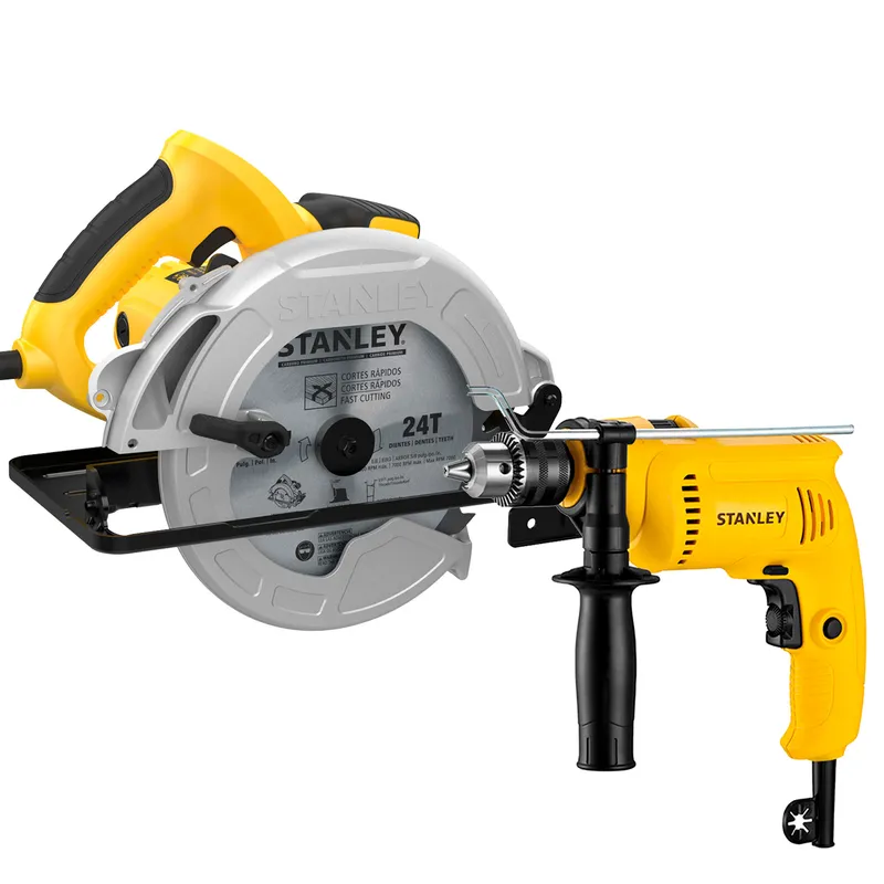 STANLEY - Sierra Circular 1600W + Taladro Perc. 600W Stanley SC16-PROM