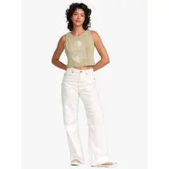 RVCA - Jeans Mujer Coco Denim Blanco
