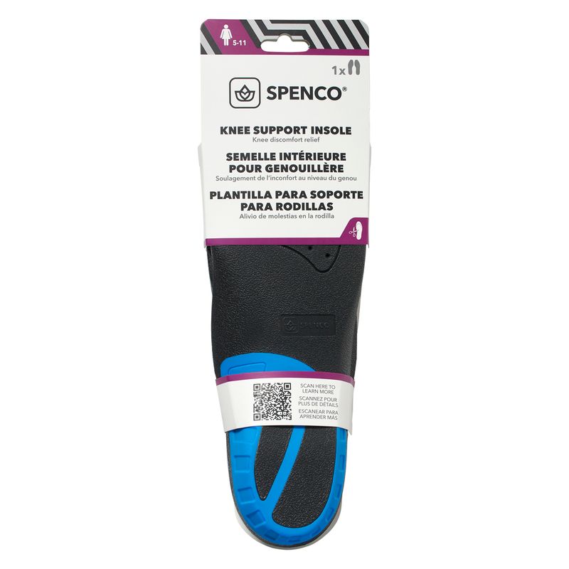 SPENCO - PLANTILLA SOPORTE RODILLA MUJER TALLA 35 - 41 RECORTABLES