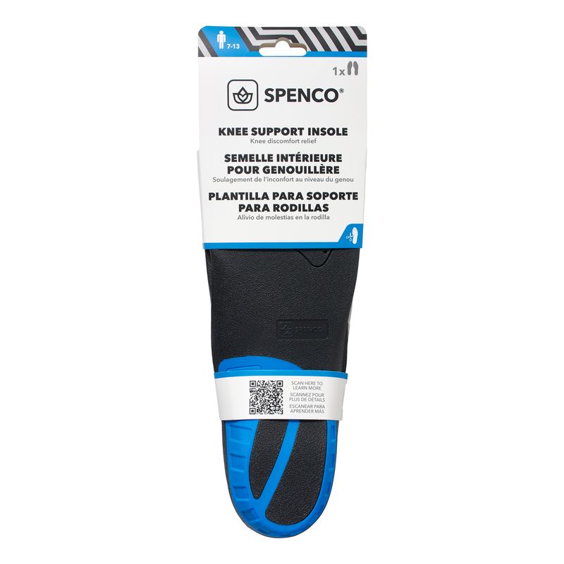 SPENCO - PLANTILLA SOPORTE RODILLA HOMBRE TALLA 40 - 46 RECORTABLES