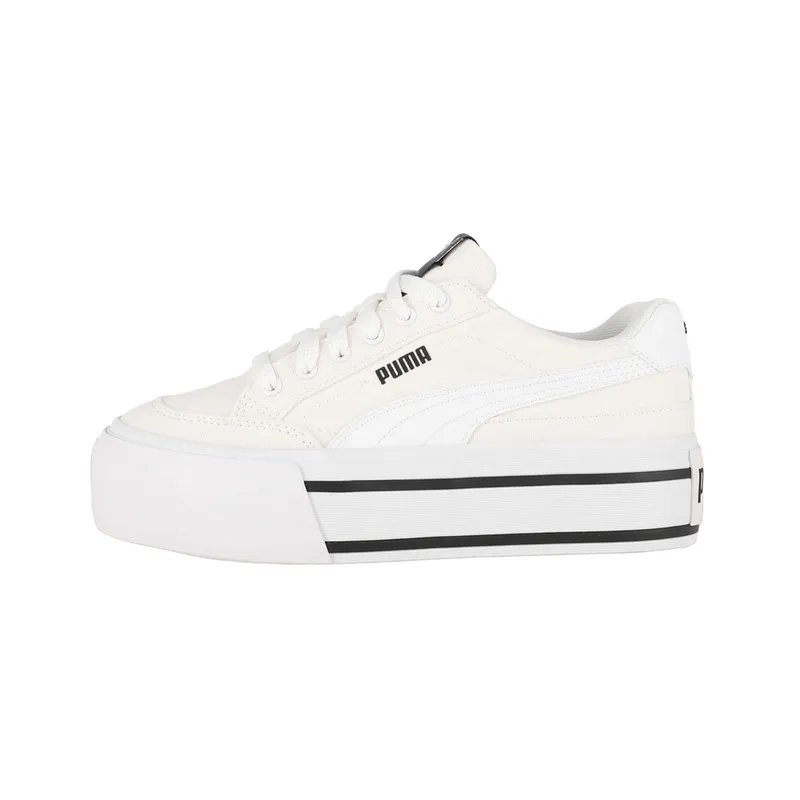 PUMA - Zapatillas Mujer Court Classic Puma Blancas/Negras