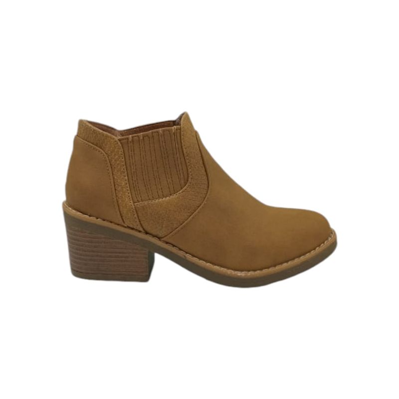 HERIEL - Botín Camel Taco Mujer