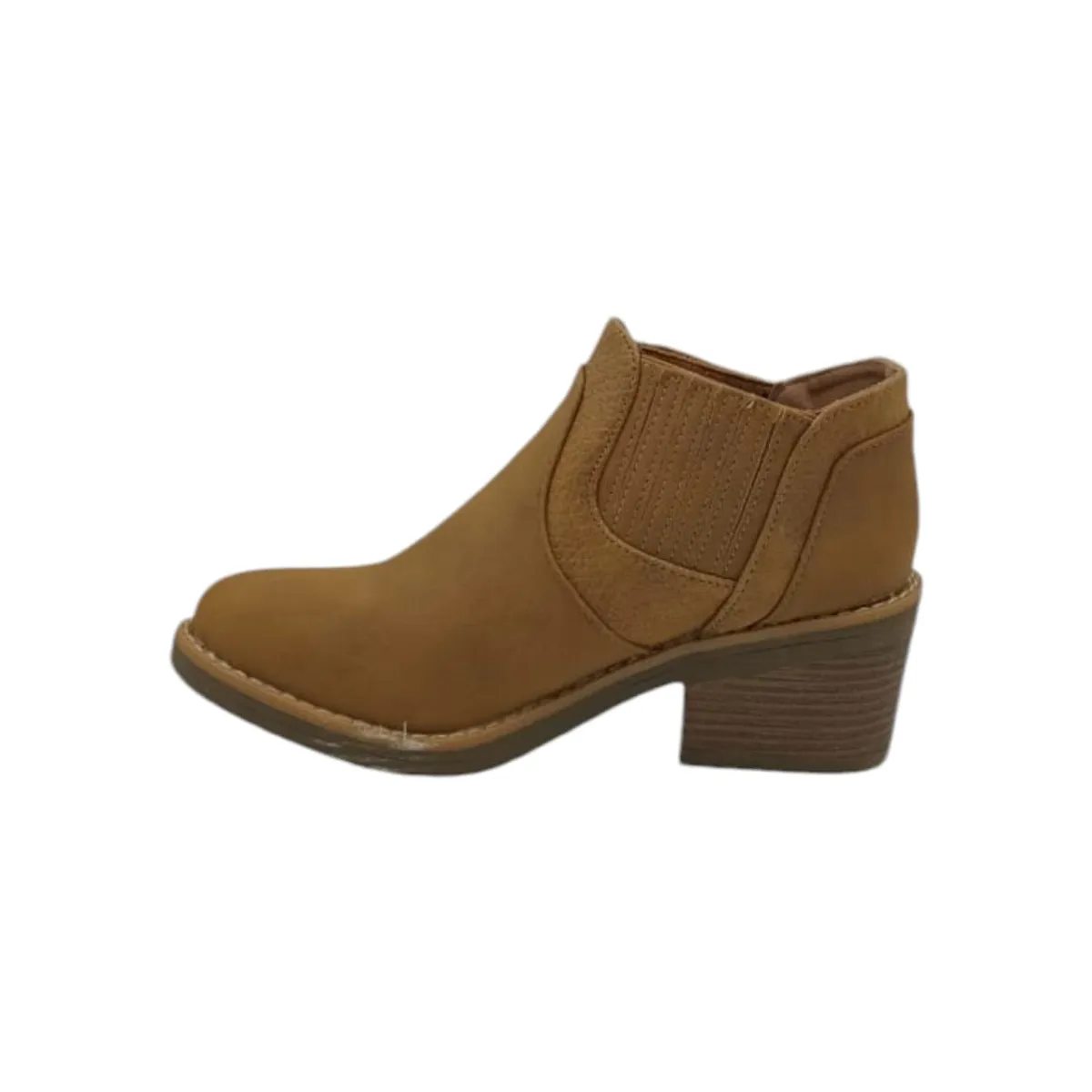HERIEL - Botín Camel Taco Mujer
