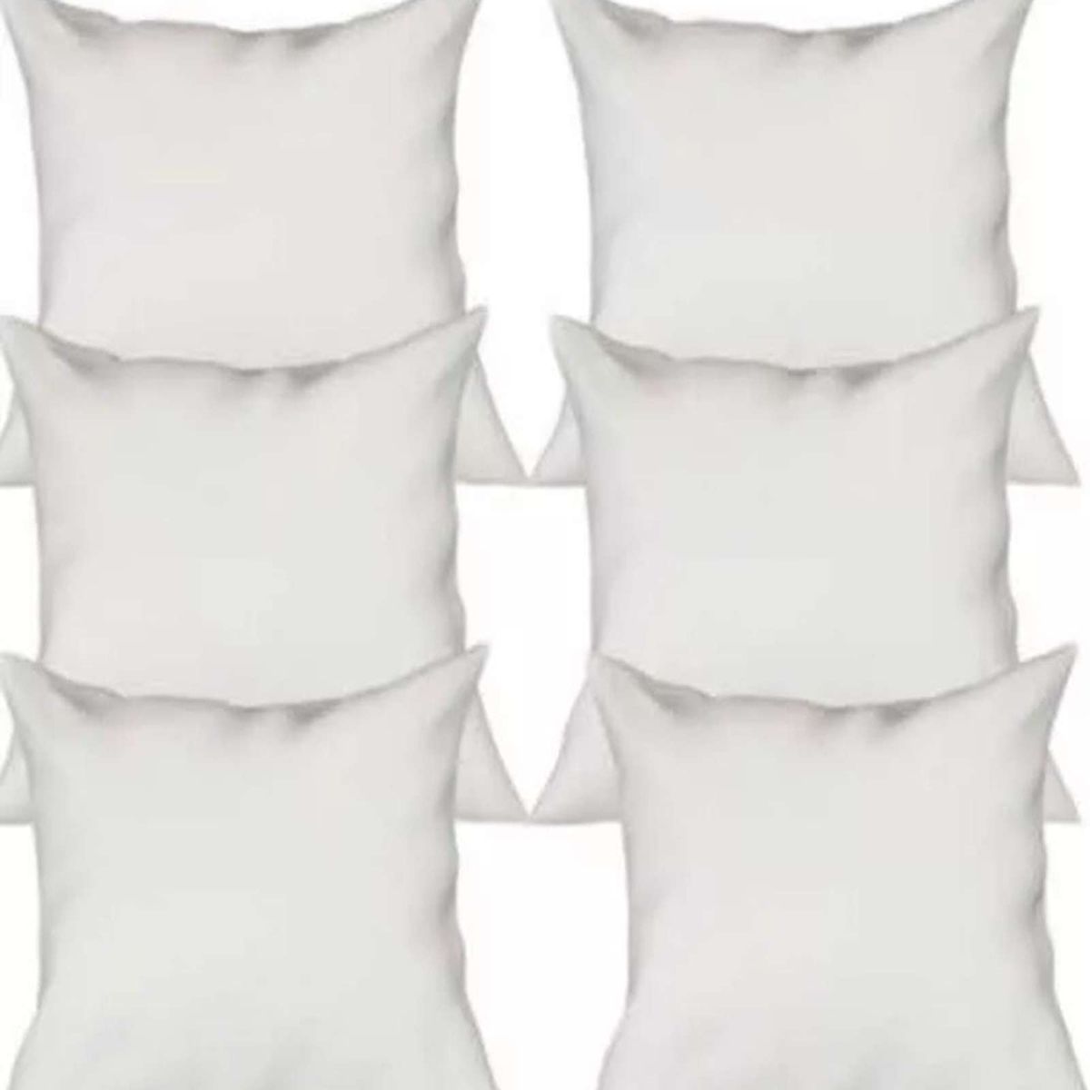 GENERICO - COJINES RELLENO PACK DE PACK DE 6 UNIDADES 40x40 cm