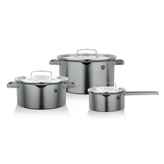 WENS - Batería De Cocina Acero Inoxidable 6 Pcs 510-6ss