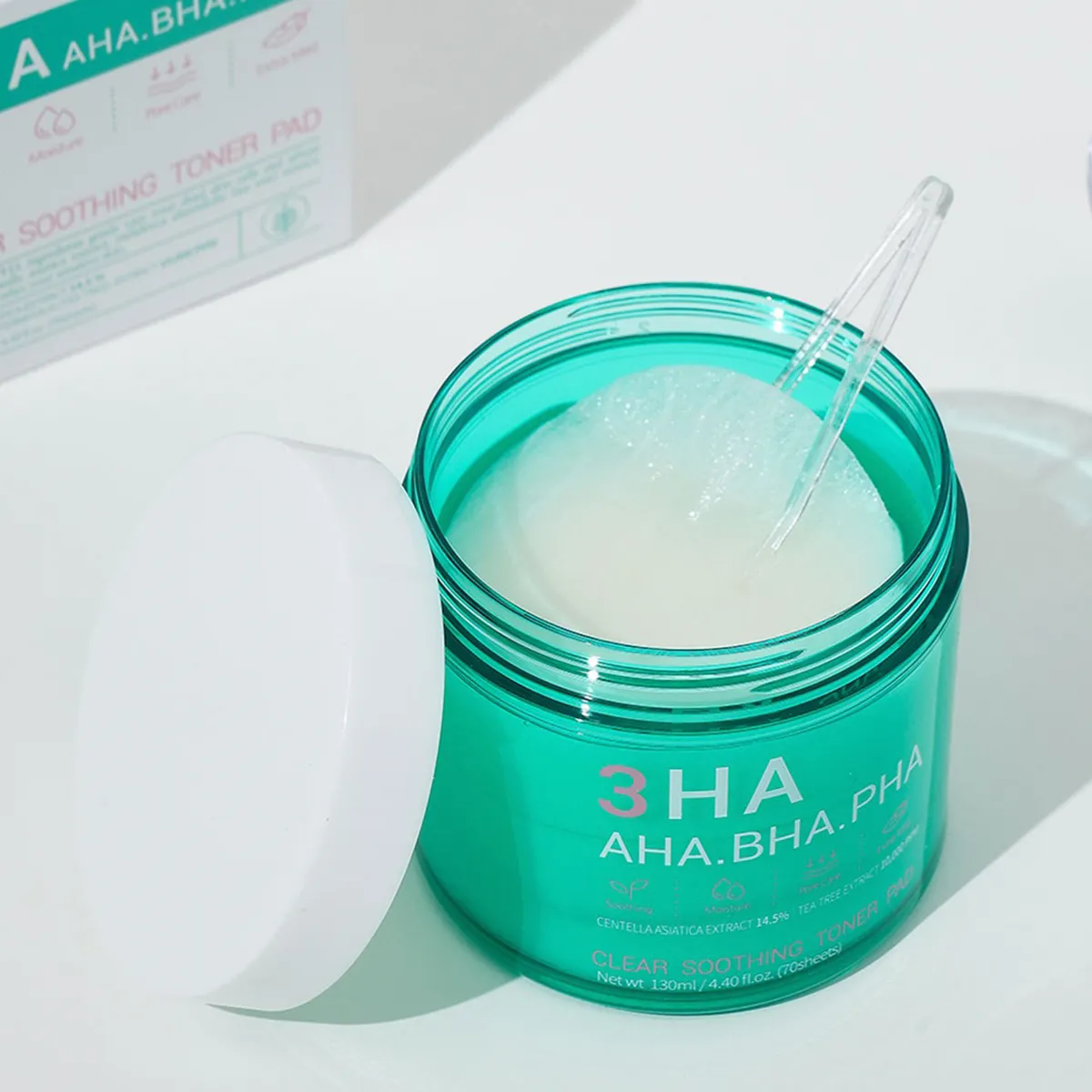 ESFOLIO - Esfolio 3HA Clear Toner Pad  Discos Exfoliantes y Purificantes 70 unid.