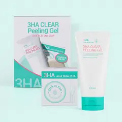 ESFOLIO - 3HA Duo Clear Peeling Gel 100 ml + All in One Soap 90 g