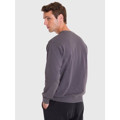 Imagen 2 del producto Polerón Hombre Terry Crew Gris