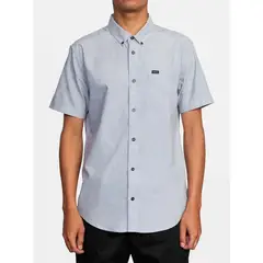 RVCA - Camisa manga corta Hombre Strech Celeste