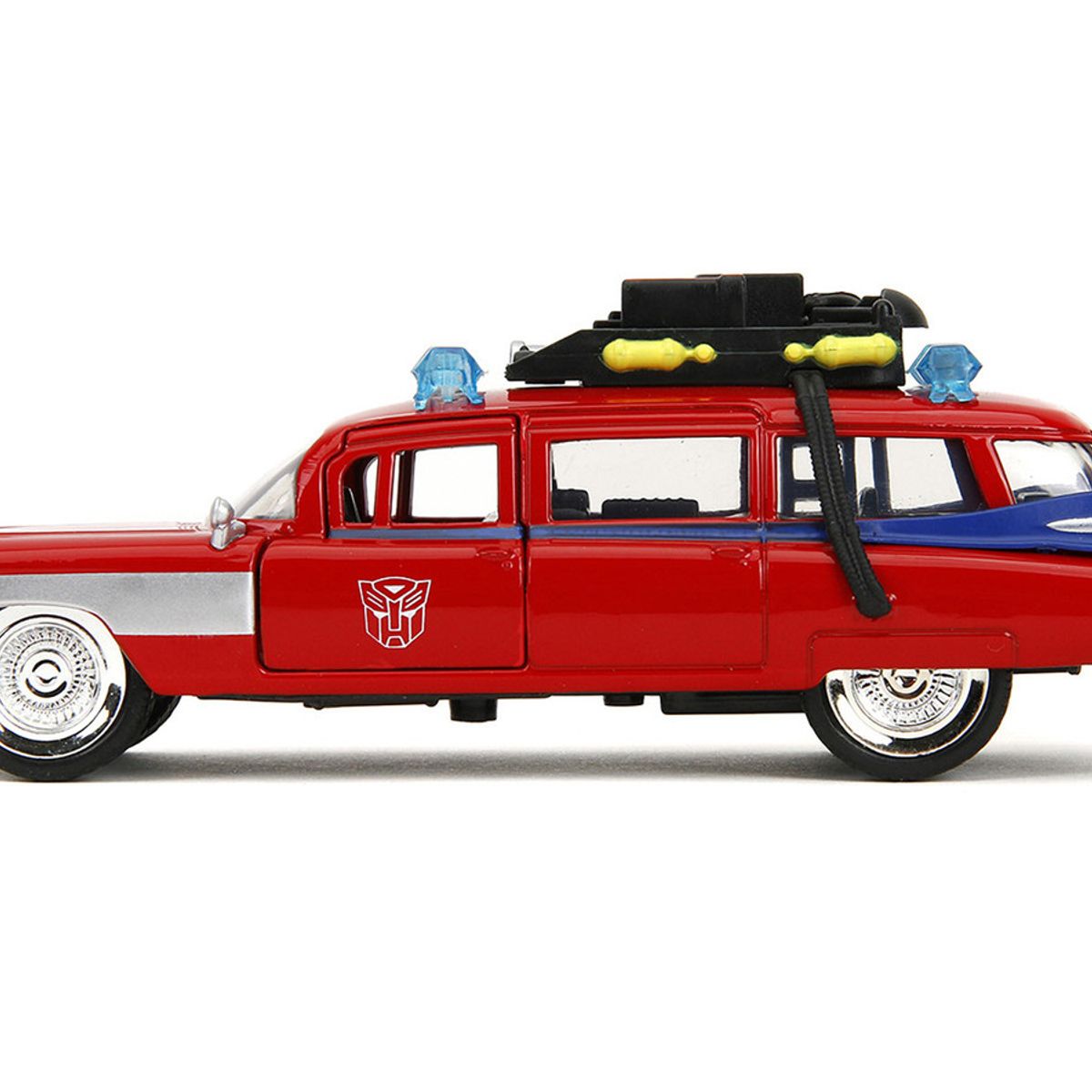 JADA TOYS - Auto Caza Fantasma Ecto-1 Ghostbusters Trans Formers 1:32 # 35863