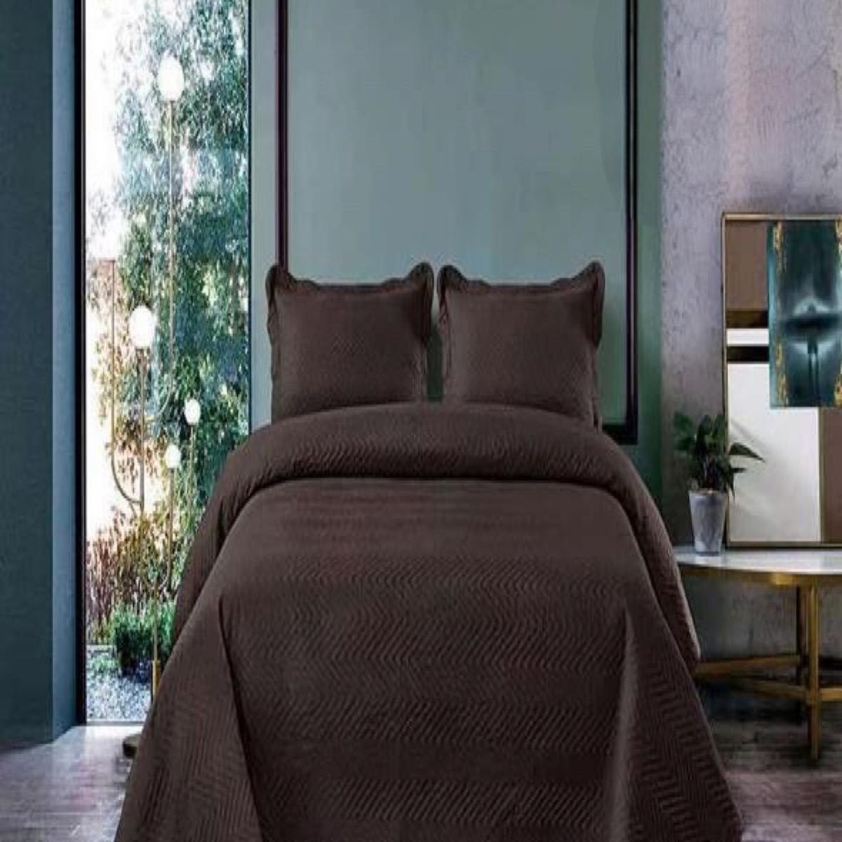 GENERICO - Cubrecama Quilt 2 Plaza Primera Verano Unicolor Q04