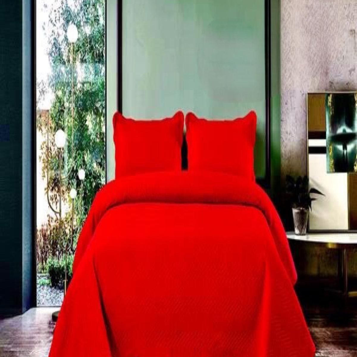 GENERICO - Cubrecama Quilt 2 Plaza Primera Verano Unicolor Q06