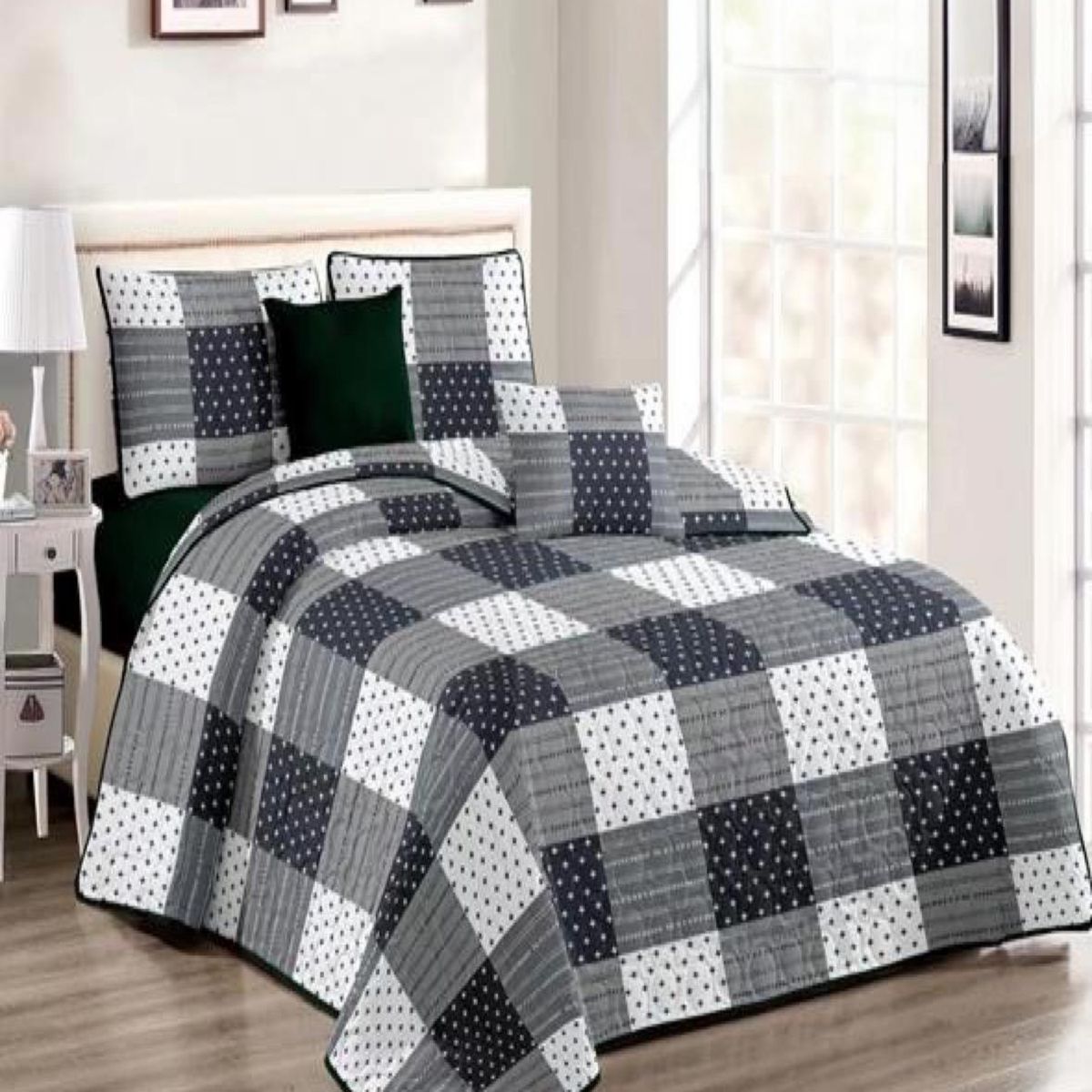 GENERICO - Cubrecama Cobertor Quilt 2 Plaza Primera Verano Q06