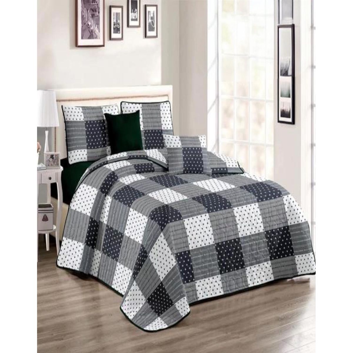 GENERICO - Cubrecama Cobertor Quilt 2 Plaza Primera Verano Q06