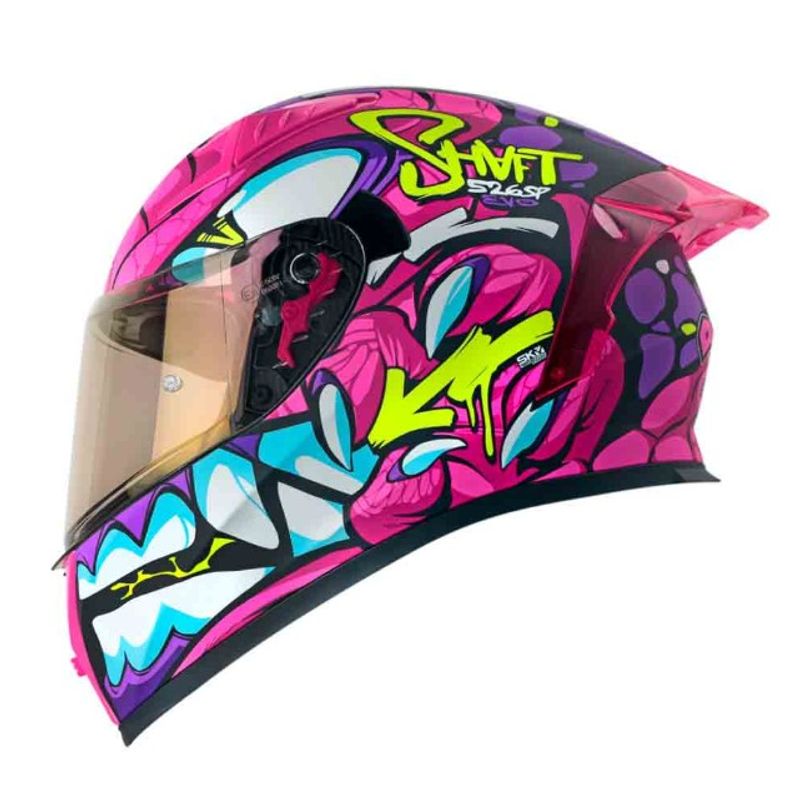 SHAFT - CASCO MOTO SHAFT 526SP EVO DANO ROSA INTEGRAL.