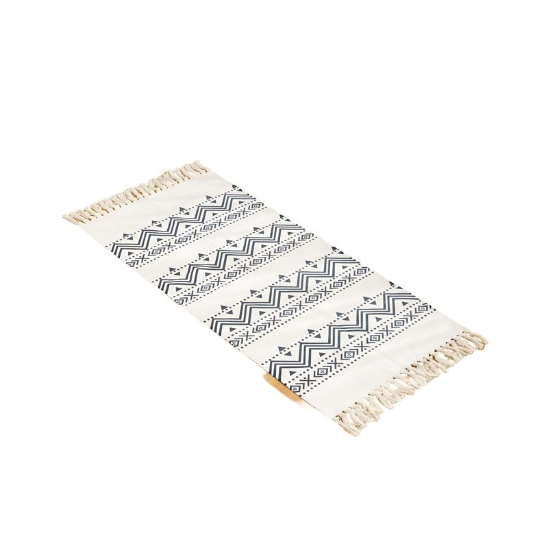 GENERICO - Juego de 2 Alfombras de Lino 60x90 cm para Bajada de Cama  V11