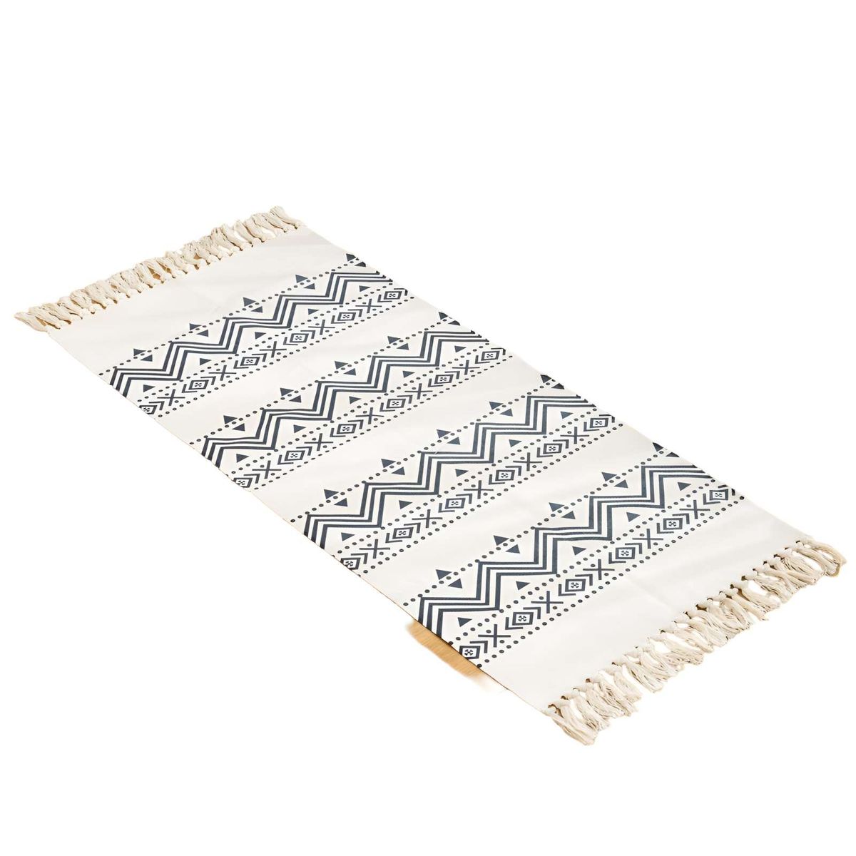 GENERICO - Juego de 3 Alfombras de Lino 60x90 cm para Bajada de Cama  V11