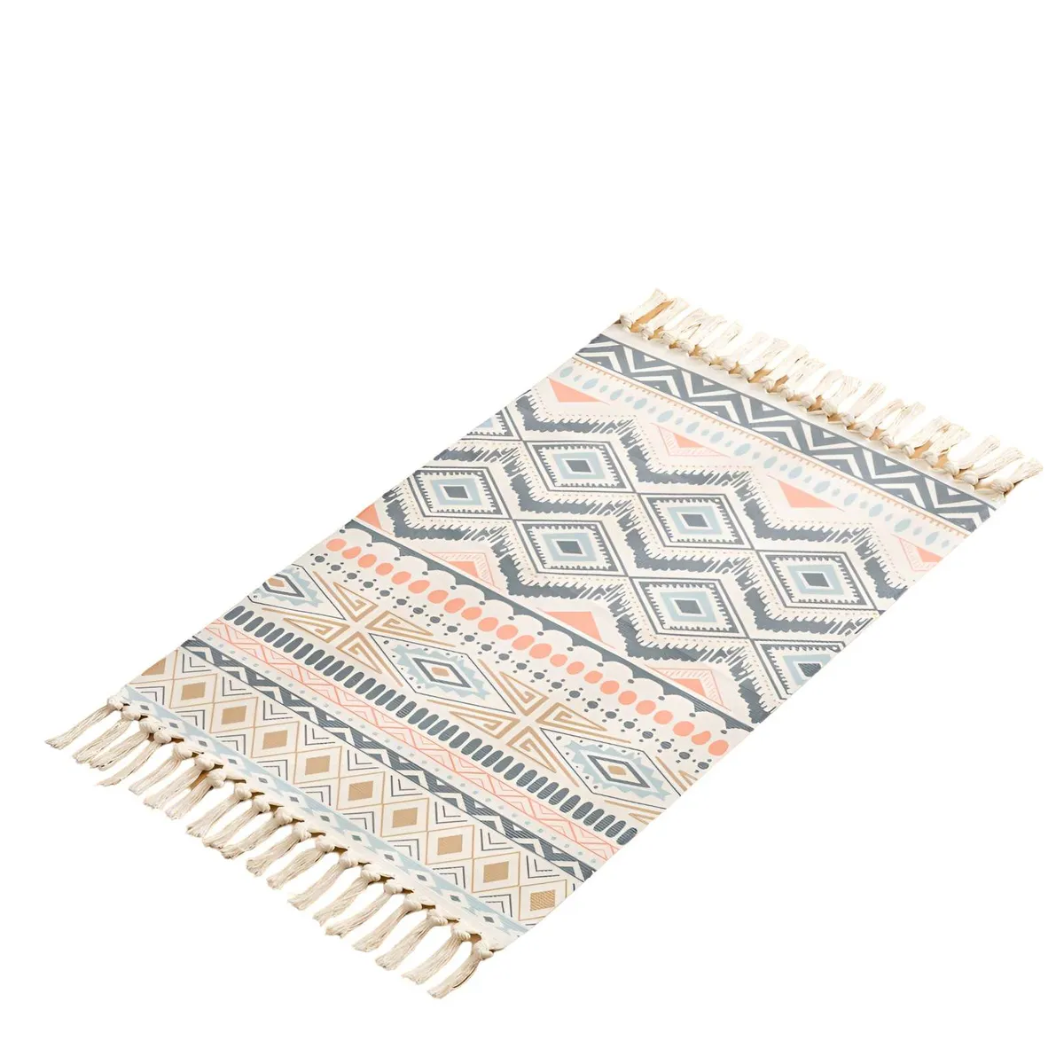 GENERICO - Juego de 3 Alfombras de Lino 60x90 cm para Bajada de Cama  V18