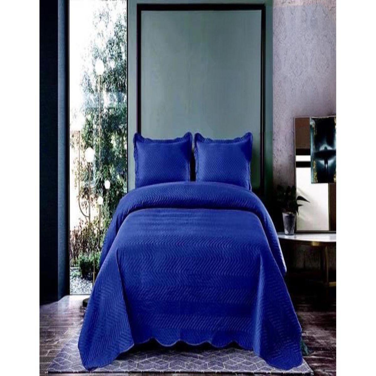 GENERICO - Cubrecama Quilt 2 Plaza Primera Verano Unicolor Q01