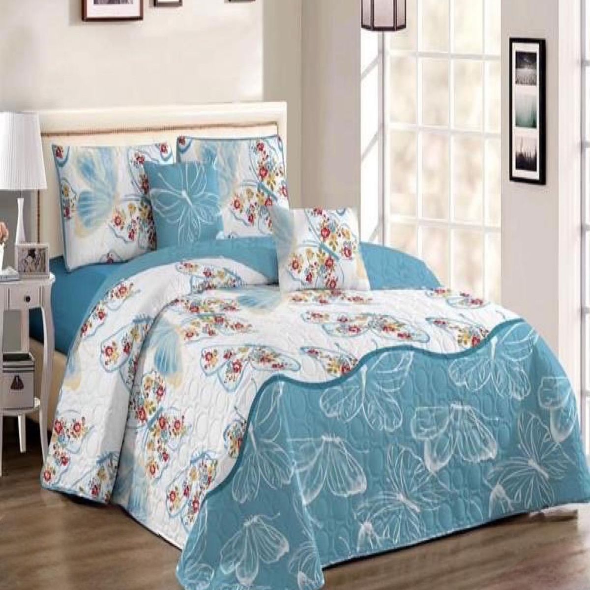 GENERICO - Cubrecama Cobertor Quilt 2 Plaza Primera Verano Q07