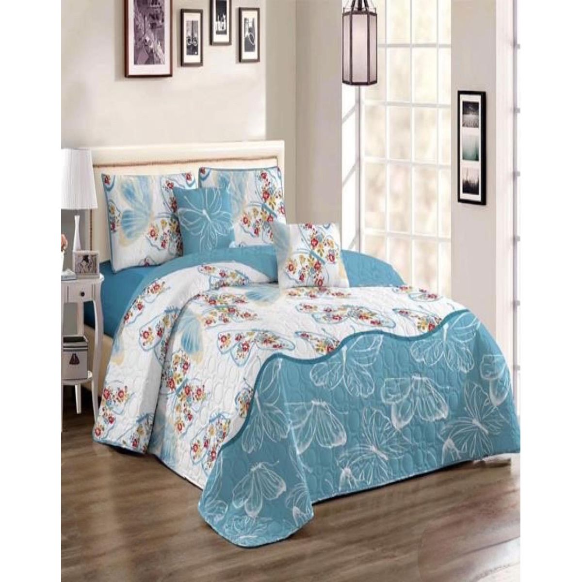 GENERICO - Cubrecama Cobertor Quilt 2 Plaza Primera Verano Q07