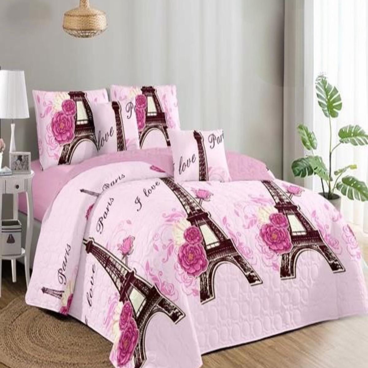 GENERICO - Cubrecama Cobertor Quilt 2 Plaza Primera Verano Q10