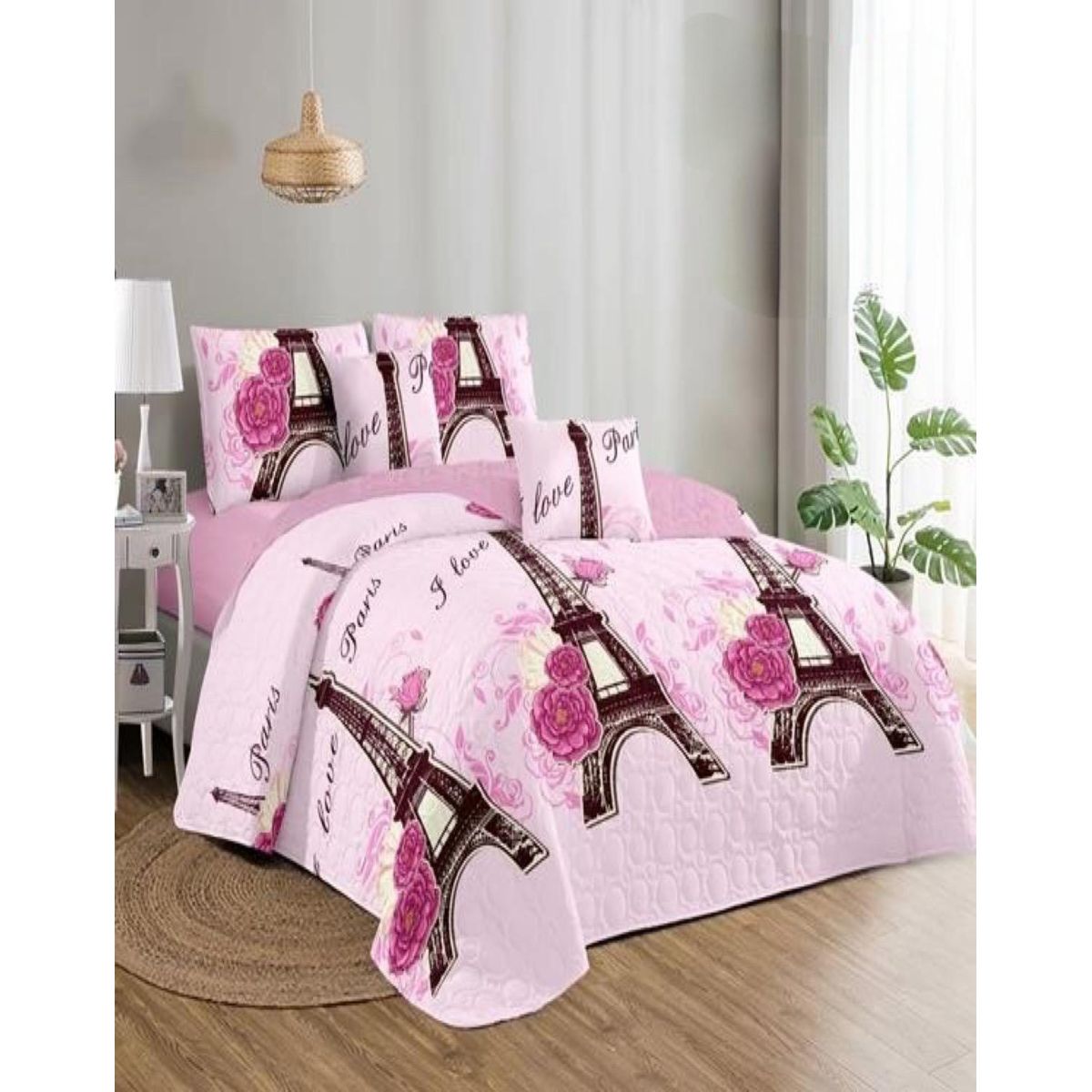 GENERICO - Cubrecama Cobertor Quilt 2 Plaza Primera Verano Q10