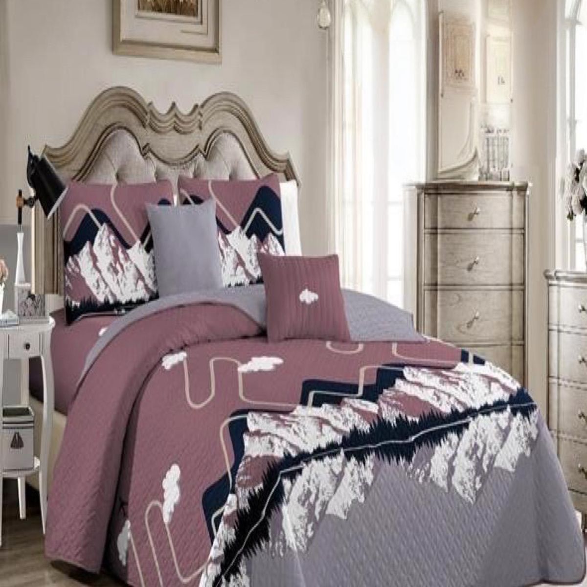 GENERICO - Cubrecama Cobertor Quilt 2 Plaza Primera Verano Q19