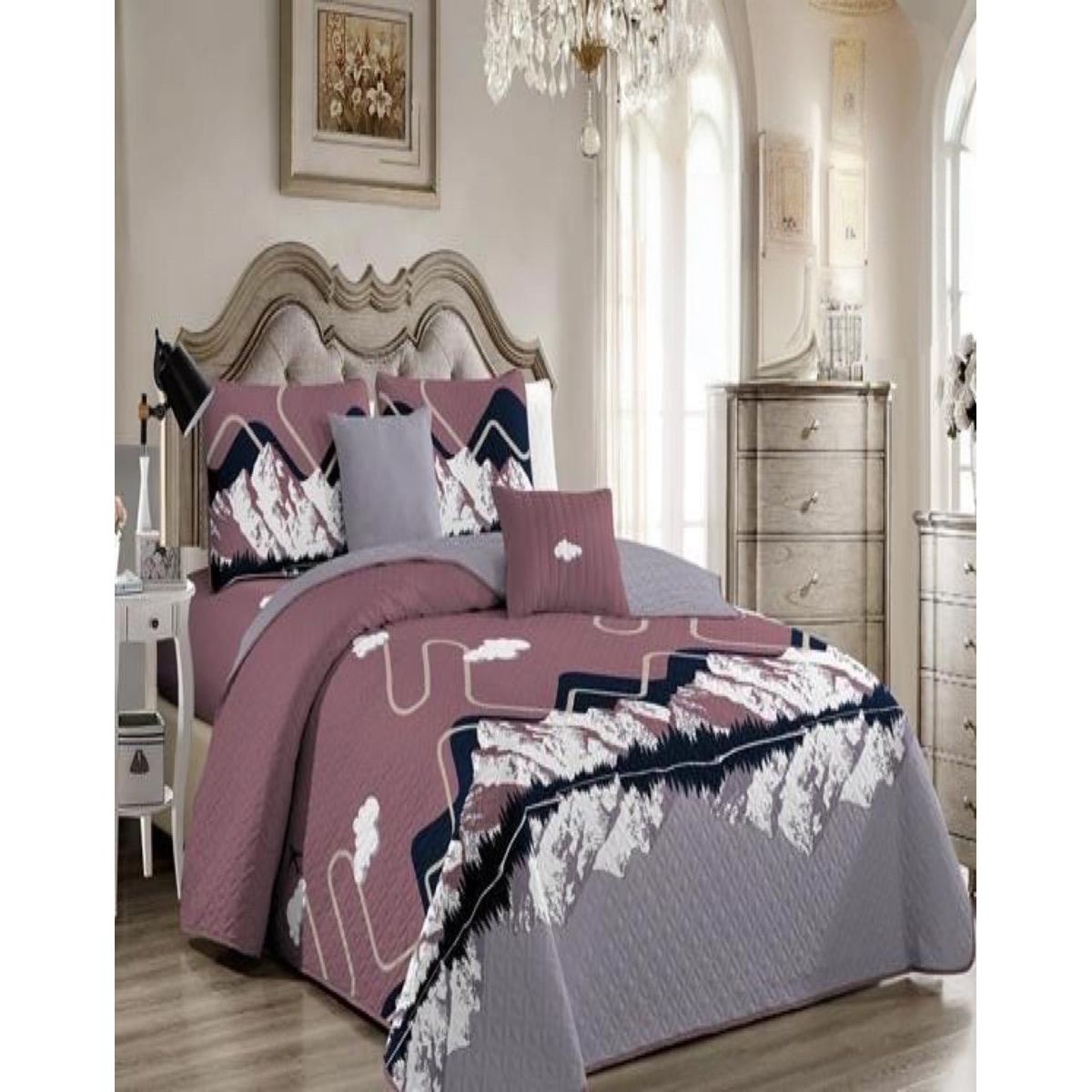 GENERICO - Cubrecama Cobertor Quilt 2 Plaza Primera Verano Q19