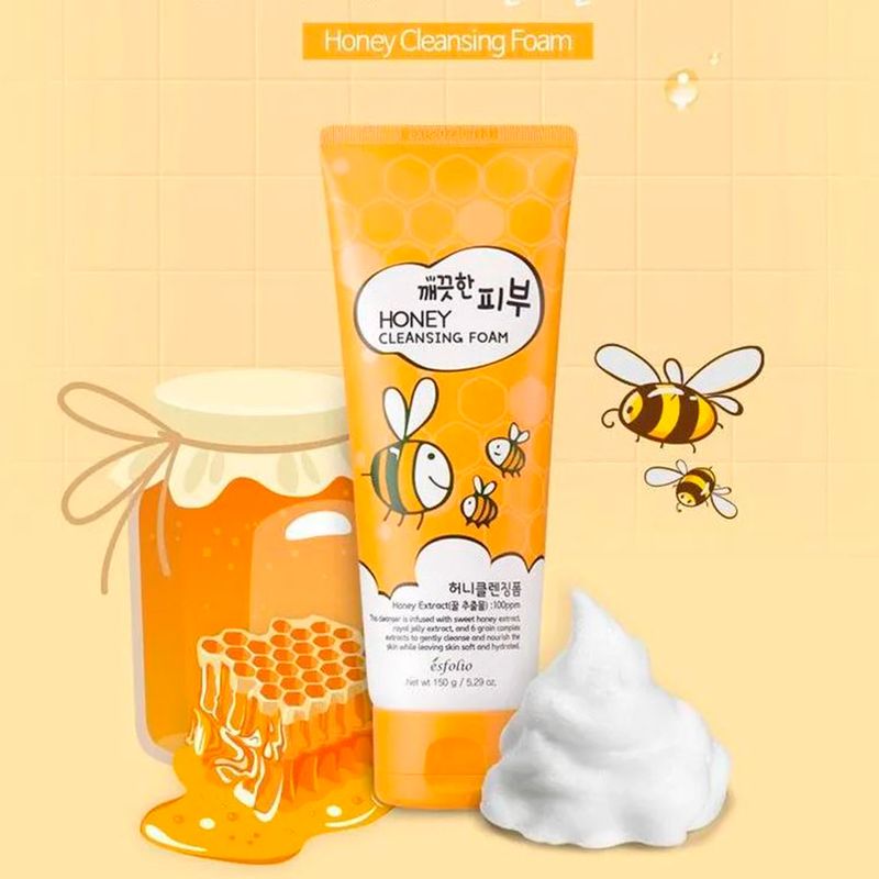 ESFOLIO - Esfolio Pure Skin Honey Cleansing Foam 150 ml