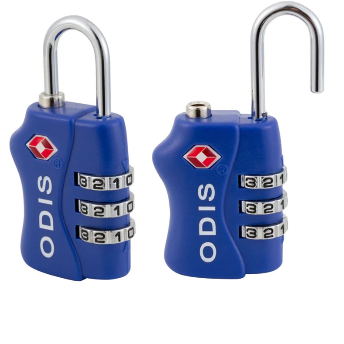 ODIS - Pack 2 Candados Tsa Azul Maleta Viaje Odis.
