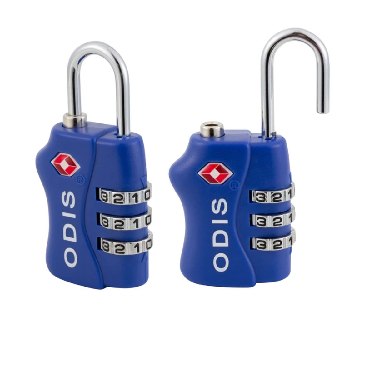 ODIS - Pack 2 Candados Tsa Azul Maleta Viaje Odis.