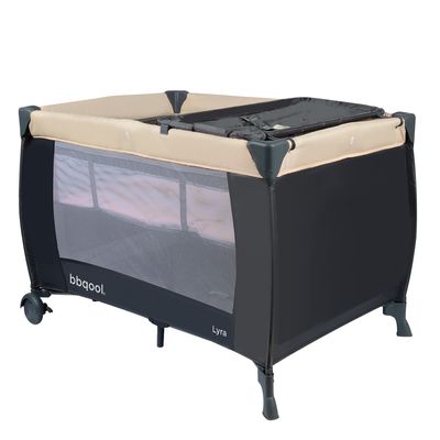 Imagen 2 del producto Cuna Playard Lyra Beige + Colchón de Espuma