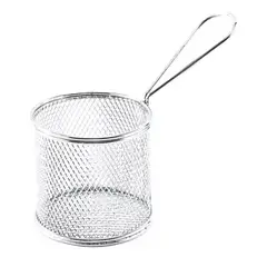 ROZENBERG SPA - Mini Cesta Para Servir Papas Fritas Nuggets Canastos 10x10cm
