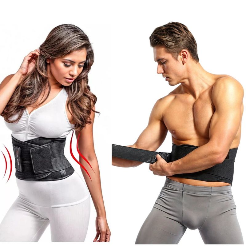 MOVI - Faja Abdominal Unisex Con Banda Reductora Cinturón Deportivo