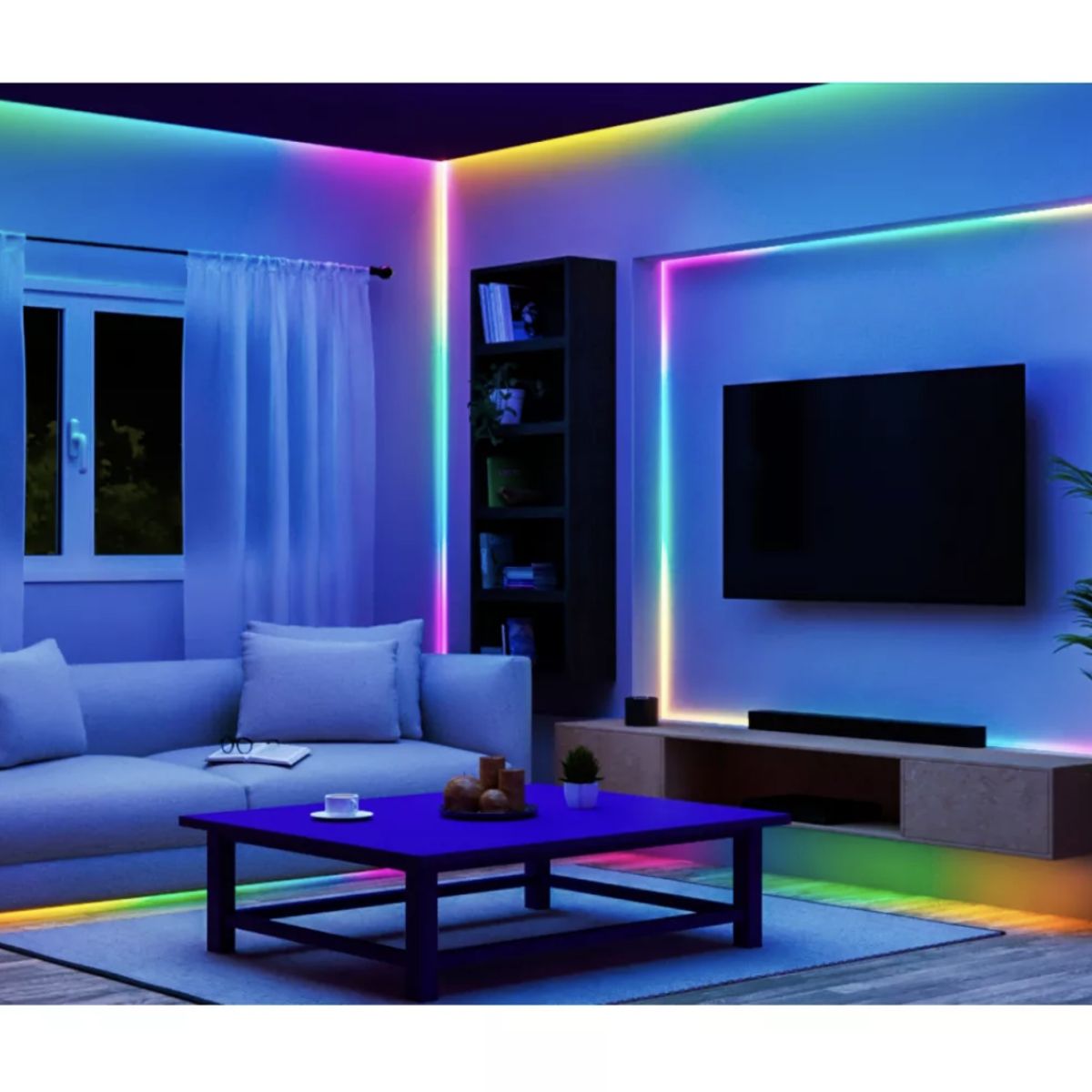 WIZ - Tira Lightstrip 5 Mts WiZ Multicolores Gradient Wi-Fi Alexa Matter