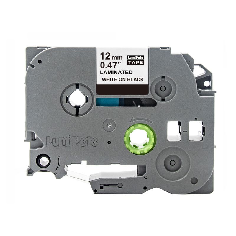 GENERICO - Cinta Alternativa Brother PT-H110 12mm x 8m Varios Colores - Blanco - 106